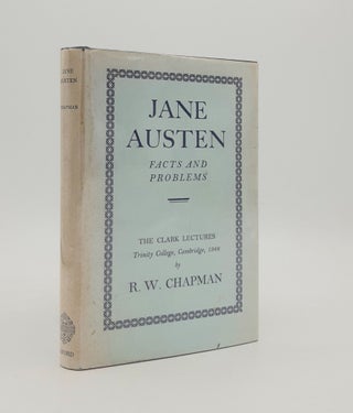 Item #179278 JANE AUSTEN Facts and Problems. CHAPMAN R. W