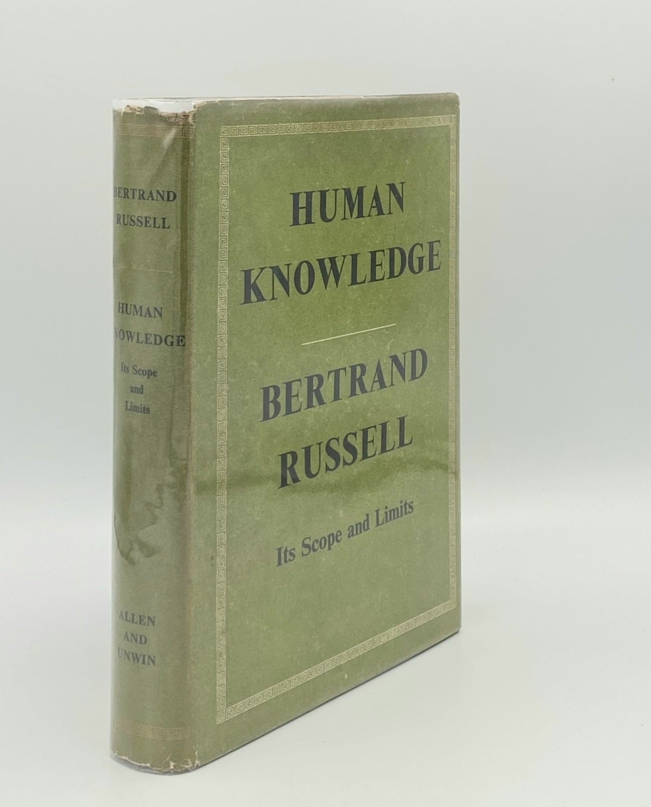 RUSSELL Bertrand - Human Knowledge Its Scope and Limits