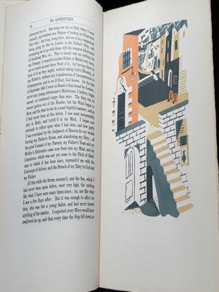 THE LIFE AND STRANGE SUPRIZING ADVENTURES OF ROBINSON CRUSOE OF YORK MARINER (Haslewood Books).