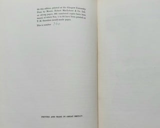 THE LIFE AND STRANGE SUPRIZING ADVENTURES OF ROBINSON CRUSOE OF YORK MARINER (Haslewood Books).