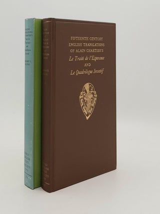 Item #181917 FIFTEENTH CENTURY TRANSLATIONS OF ALAIN CHARTIER'S LE TRAITE DE...