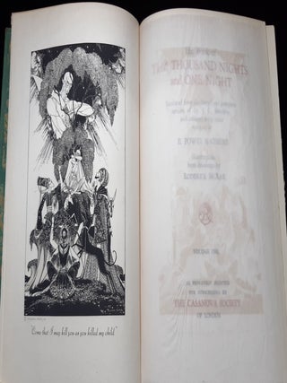 THE BOOK OF THE THOUSAND NIGHTS AND ONE NIGHT Extra Illustrated Edition In 8 Volumes.
