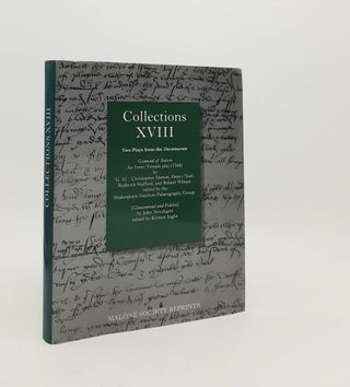 Item #183615 COLLECTIONS XVIII Two Plays from the Decameron Gismond of Salern & Glausamond...