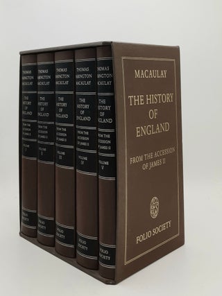 Item #185665 THE HISTORY OF ENGLAND From the Accession of James II in Five Volumes. ROWLAND Peter...