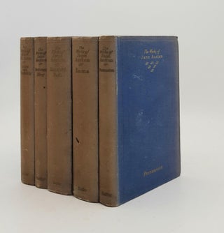 Item #186604 THE ADELPHI EDITION OF THE WORKS OF JANE AUSTEN In 5 (of 7) Volumes Sense &...