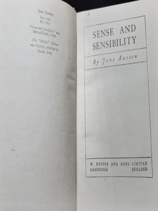 THE ADELPHI EDITION OF THE WORKS OF JANE AUSTEN In 5 (of 7) Volumes Sense & Sensibility, Northanger Abbey, Mansfield Park, Emma, Persuasion.