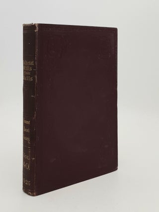 Item #186714 MEDIEVAL WILLS FROM WELLS Deposited in the Diocesan Registry Wells 1543 to 1546 and...