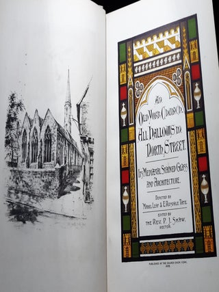 AN OLD YORK CHURCH All Hallows in North Street Its Medieval Stained Glass and Architecture.