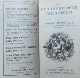 THE POULTRY-KEEPER'S VADE MECUM