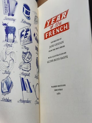YEAR OF THE FRENCH Six Recipes by Jane Grigson from the BBC2 Series.