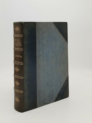Item #188430 SEVEN PILLARS OF WISDOM A Triumph. LAWRENCE T. E