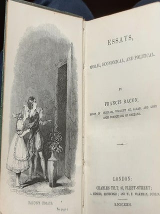 ESSAYS Moral Economical and Political (Tilt's Miniature Classical Library).