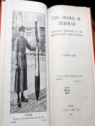 THE SWORD OF DEBORAH First-Hand Impressions of the British Women's Army in France.