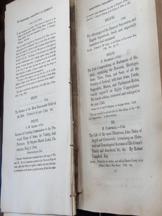 BIBLIOTHECA HERALDICA MAGNAE BRITANNIAE An Analytical Catalogue of Books on Genealogy Heraldry Nobility Knighthood and Ceremonies…