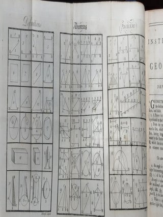 A NEW MATHEMATICAL DICTIONARY Containing the Explication of All the Terms in Pure and Mixed Mathematics ... to Which is Prefixed the Elements of Geometry