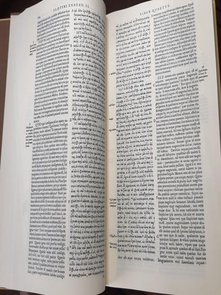 PLOTINI OPERA OMNIA Cum Latina Marsilii Ficini Interpretatione et Commentatione.