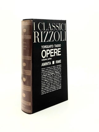 Item #190666 TASSO OPERE Volume I Aminta Amor Fuggitivo Intermedi Rime. MAIER Bruno TASSO Torquato