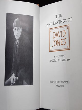 THE ENGRAVINGS OF DAVID JONES A Survey by Douglas Cleverdon.