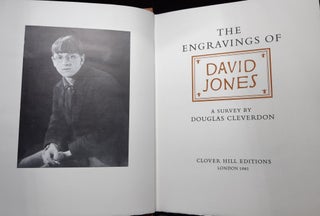 THE ENGRAVINGS OF DAVID JONES A Survey by Douglas Cleverdon.