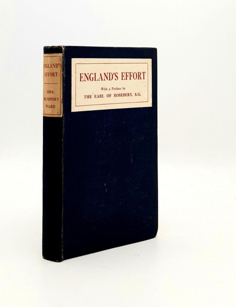 Item #191351 ENGLAND'S EFFORT Six Letters to an American Friend. WARD Mrs Humphry.
