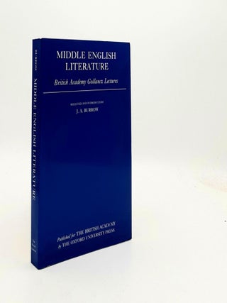 Item #191671 MIDDLE ENGLISH LITERATURE British Academy Gollancz Lectures. BURROW J. A