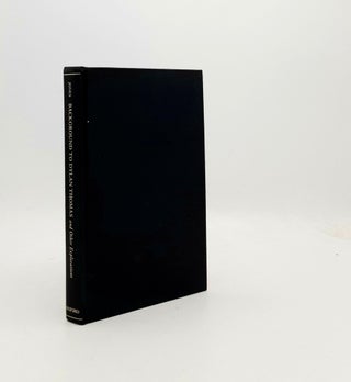 Item #191718 BACKGROUND TO DYLAN THOMAS And Other Explorations. JONES Gwyn