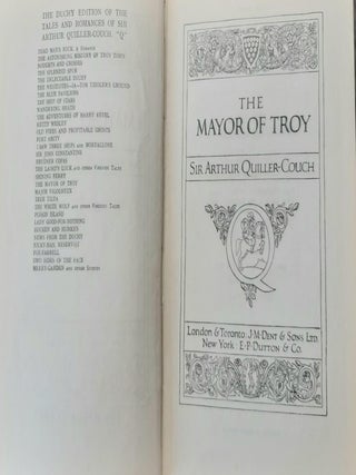 THE MAYOR OF TROY The Duchy Edition of Tales & Romances by Q.