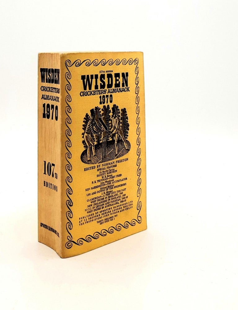 Item #192123 WISDEN CRICKETERS' ALMANACK 1970. PRESTON Norman.