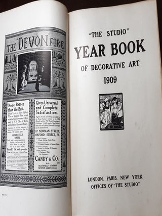 THE STUDIO YEAR BOOK OF DECORATIVE ART 1909.
