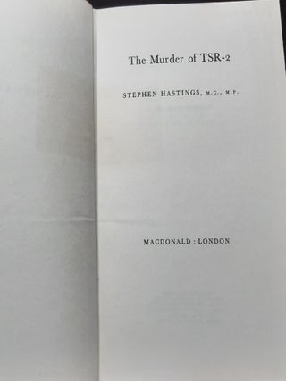 THE MURDER OF TSR-2.