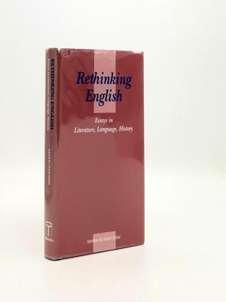Item #192697 RETHINKING ENGLISH Essays in Literature Language History. JOSHI Svati