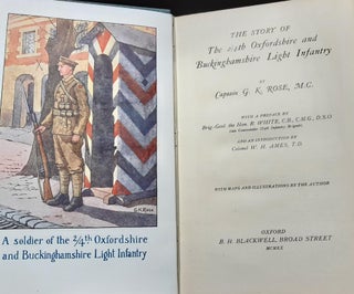 THE STORY OF THE 2/4th OXFORDSHIRE AND BUCKINGHAMSHIRE LIGHT INFANTRY