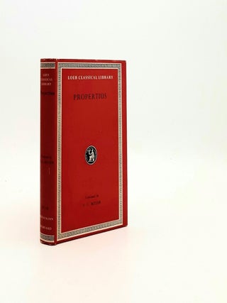 Item #193084 PROPERTIUS. H. E PROPERTIUS: BUTLER