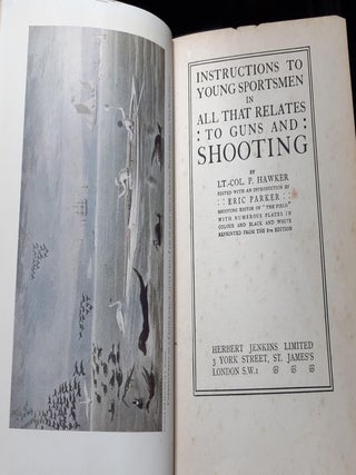 INSTRUCTIONS TO YOUNG SPORTSMEN IN ALL THAT RELATES TO GUNS AND SHOOTING
