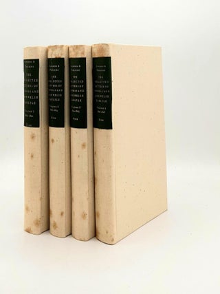 THE COLLECTED LETTERS OF THOMAS AND JANE WELSH CARLYLE Duke-Edinburgh Edition Volumes 1-4 1812-1828.