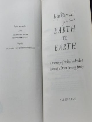 EARTH TO EARTH True Story of the Lives and Violent Deaths of a Devon Farming Family.