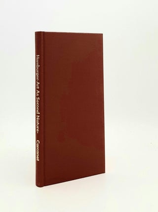ART AS SECOND NATURE Occasional Pieces 1950-74.
