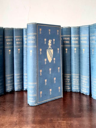 THE WORKS OF LORD BYRON New Revised and Enlarged Edition in 13 Volumes.