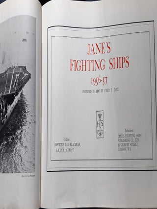 JANE'S FIGHTING SHIPS 1956-57.