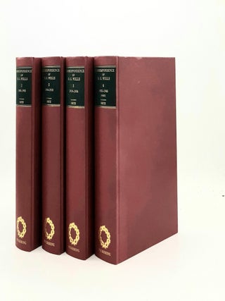 Item #195105 THE CORRESPONDENCE OF H.G. WELLS Volume 1 1878-1900, Volume 2 1901-1913, Volume 3...