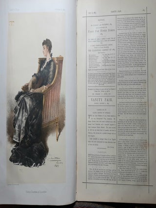 VANITY FAIR A Weekly Show of Political Social & Literary Wares July 7 - December 1 1883.