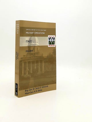 Item #195231 OFFICIAL HISTORY OF THE GREAT WAR Military Operations Italy 1915-1919. DAVIES H. R...