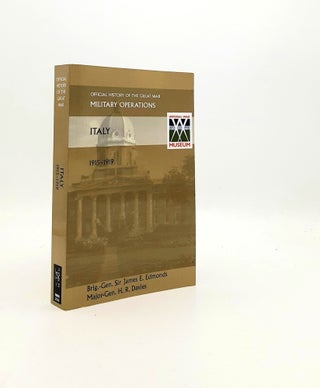 Item #195231 OFFICIAL HISTORY OF THE GREAT WAR Military Operations Italy 1915-1919. DAVIES H. R...