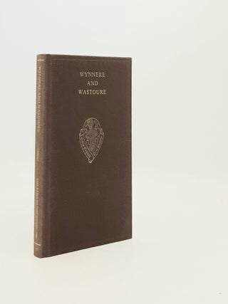Item #195291 WYNNERE AND WASTOURE (Early English Text Society 297). TRIGG Stephanie