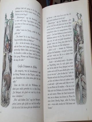 SCHNIPSEL DER ELEFANTENF&Auml;NGER IN AFRIKA Eine Zwergengeschichte M&uuml;nchner Bilderbogenb&uuml;cher Reihe B Band 1.