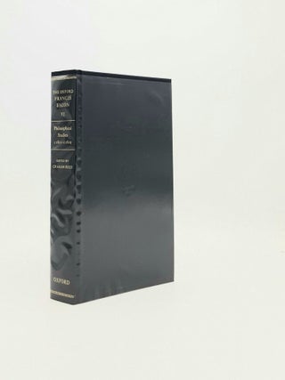 Item #195884 PHILOSOPHICAL STUDIES c. 1611 - c. 1619 The Oxford Francis Bacon Volume VI. REES...