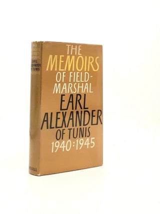 Item #196005 THE ALEXANDER MEMOIRS The Memoirs of Field Marshal Earl Alexander of Tunis...