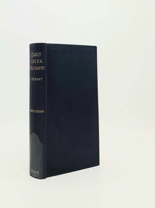 EARLY GREEK PHILOSOPHY