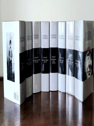 Item #197210 WINSTON S. CHURCHILL The Official Biography Volumes I-VIII. GILBERT Martin CHURCHILL...