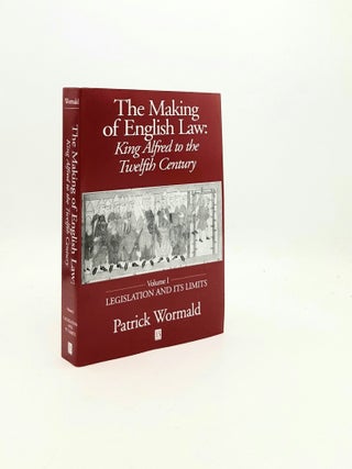 Item #197573 THE MAKING OF ENGLISH LAW King Alfred to the Twelfth Century Volume I Legislation...